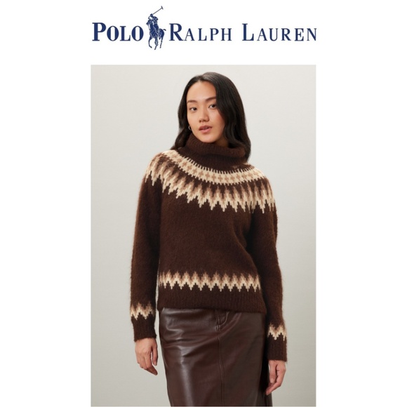 Polo Ralph Lauren Fair Isle Turtleneck Sweater - Picture 1 of 10